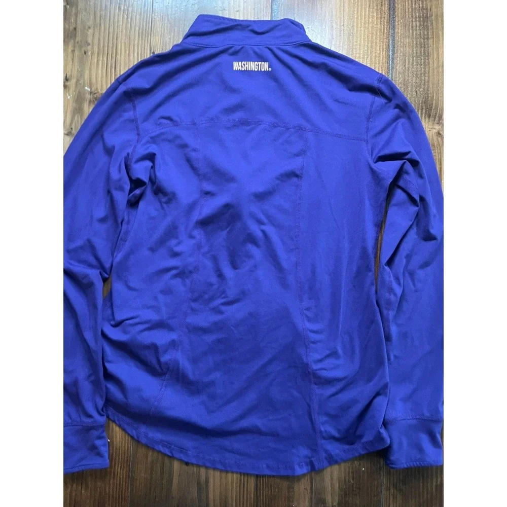 Colosseum Washington Huskies Full Zip‎ Athletic Jacket Purple Womens XL NCAA W